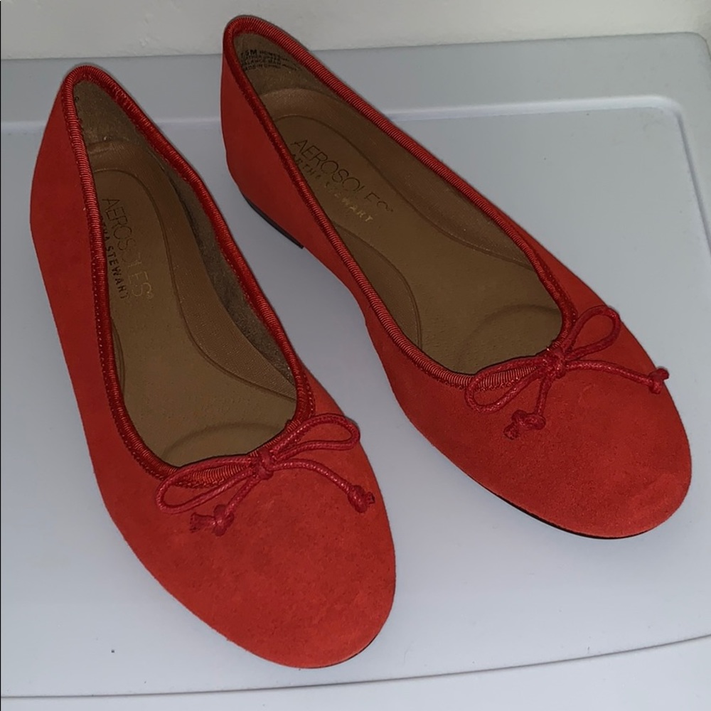 Poppy Red Aerosoles Ballet Flat
